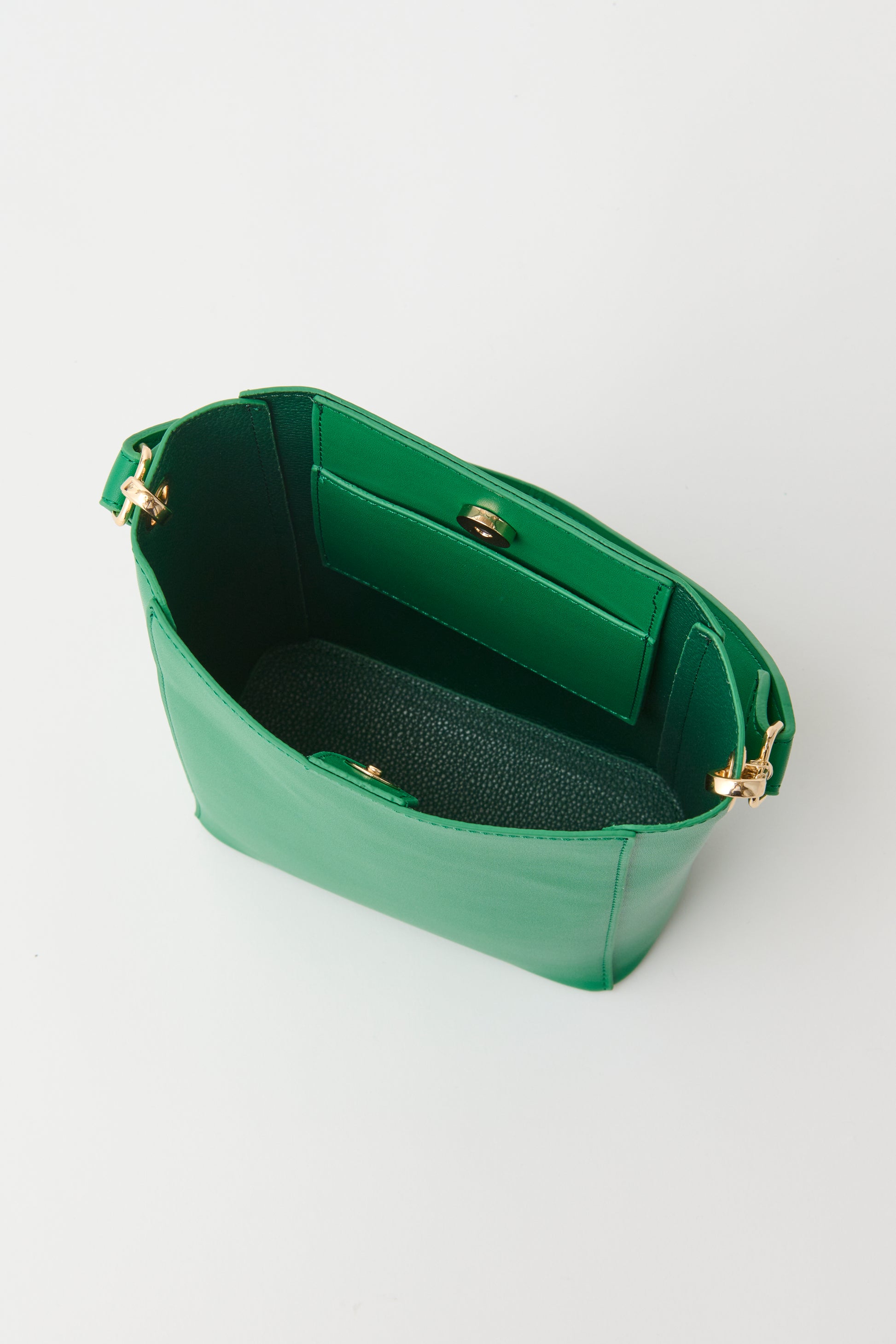 Soft Bucket Micro bag - Apple Green